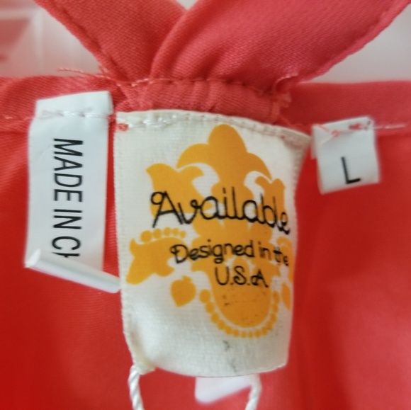 Apricot Color Sleeveless Top - Picture 6 of 8